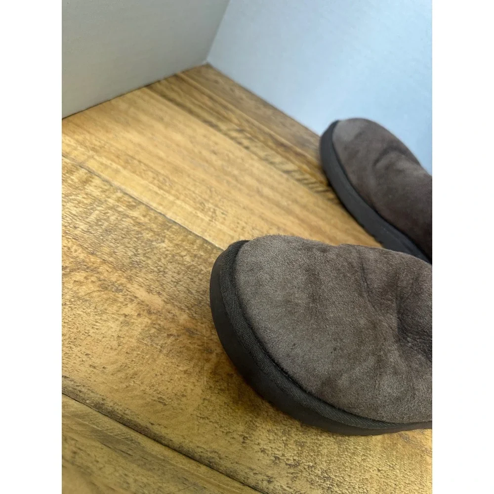 UGG Australia‎ Classic Tall Brown Suede Shearling Boots Chocolate size 7